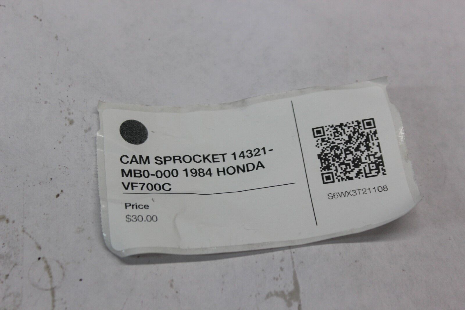 CAM SPROCKET 14321-MB0-000 1984 HONDA VF700C