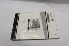 OWNERS MANUAL W/PRACTICE GUIDE 99011-34E52-03A 1999 Suzuki GSX-R600