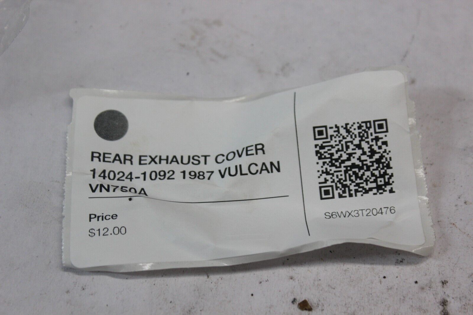 REAR EXHAUST COVER 14024-1092 1987 VULCAN VN750A