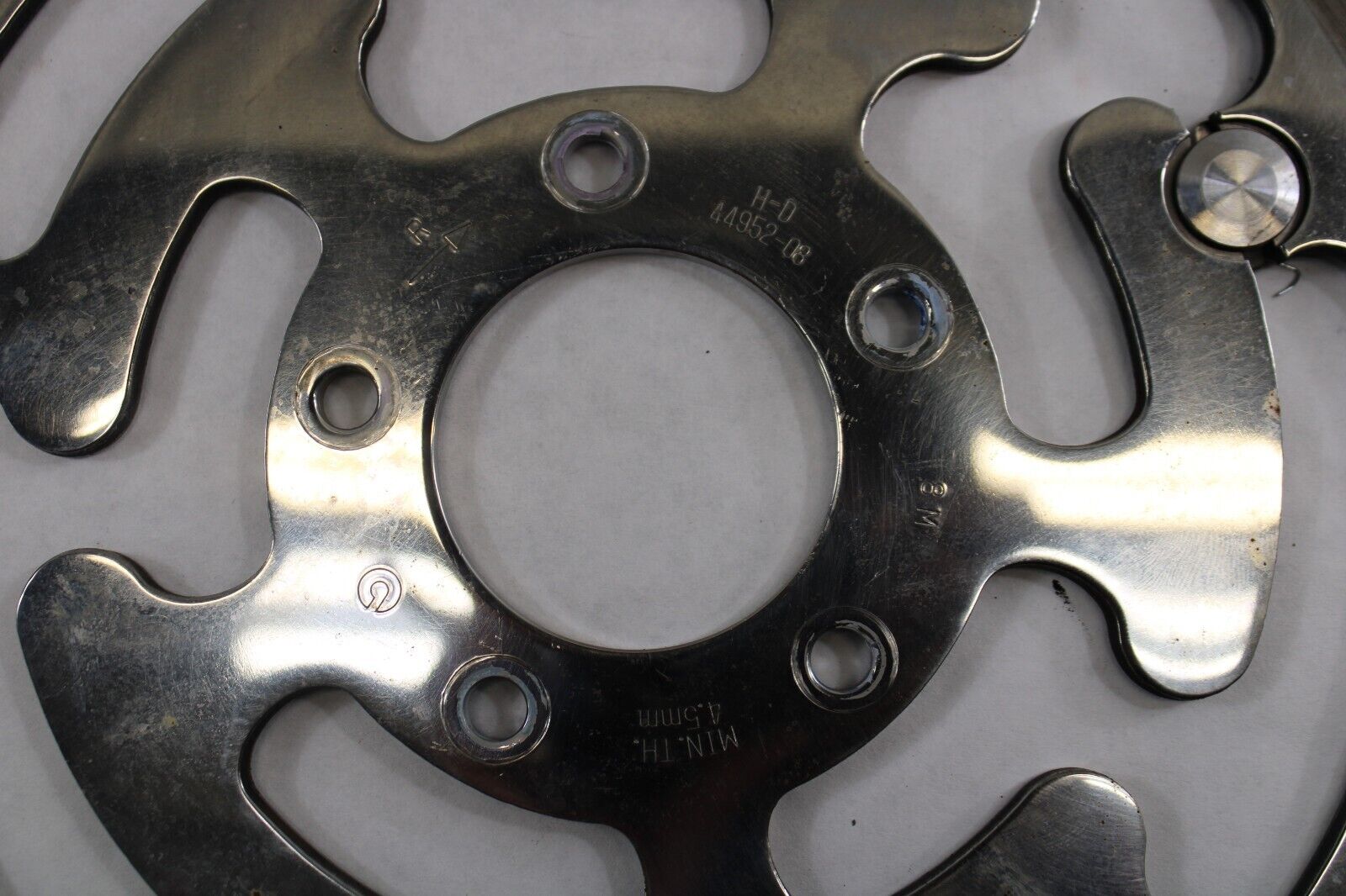 Front Brake Disk Rotor 11.8" RIGHT Chrome 44952-08 Harley Davidson