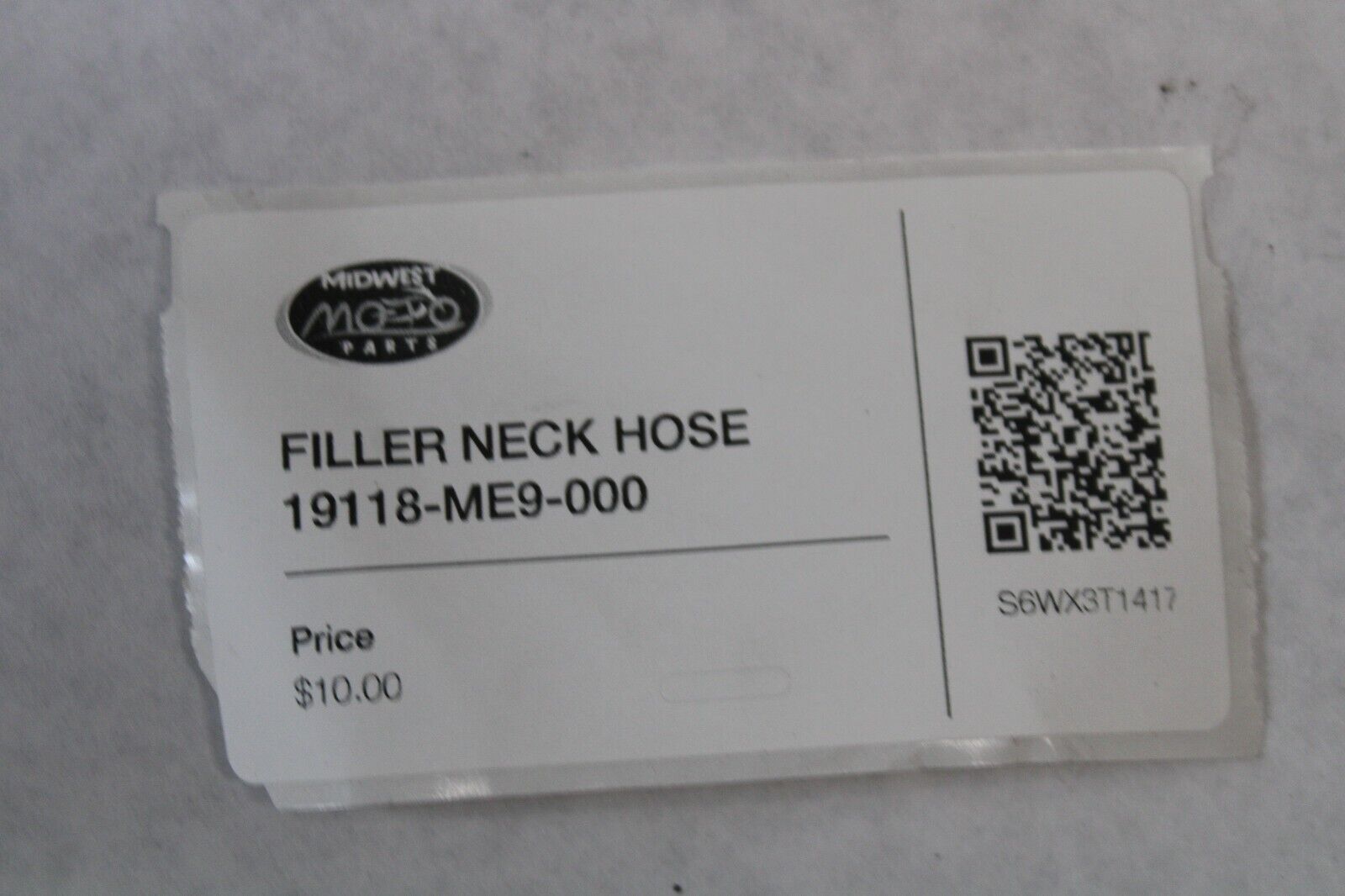 FILLER NECK HOSE 19118-ME9-000 1983 Honda VT750C Shadow