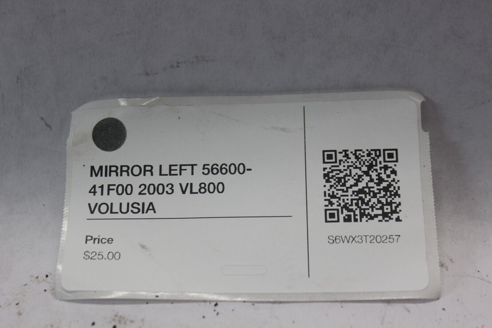MIRROR LEFT 56600-41F00 2003 VL800 VOLUSIA