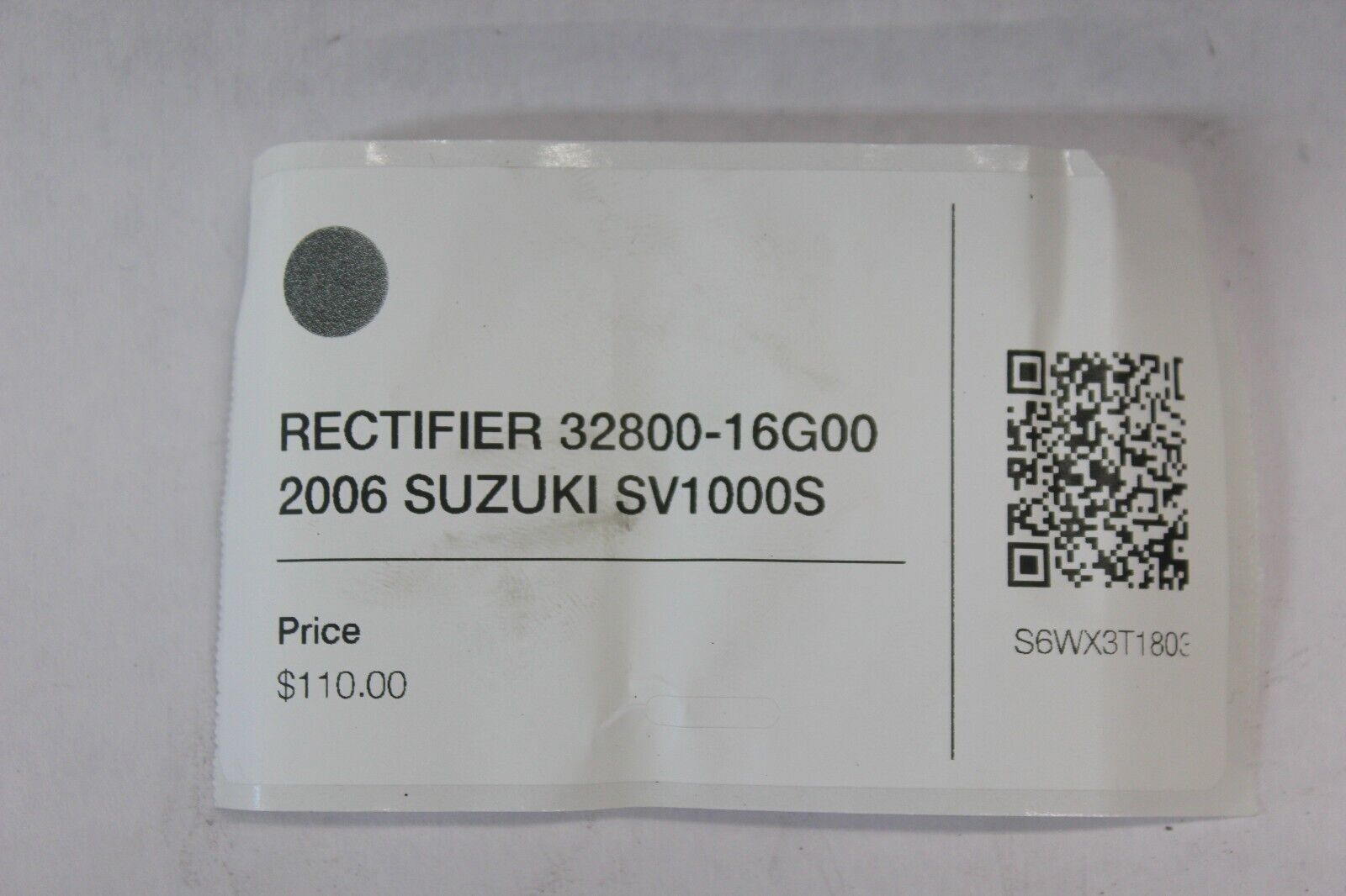 RECTIFIER 32800-16G00 2006 SUZUKI SV1000S