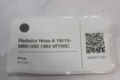 Radiator Hose A 19115-MB0-000 1984 Honda VF700C