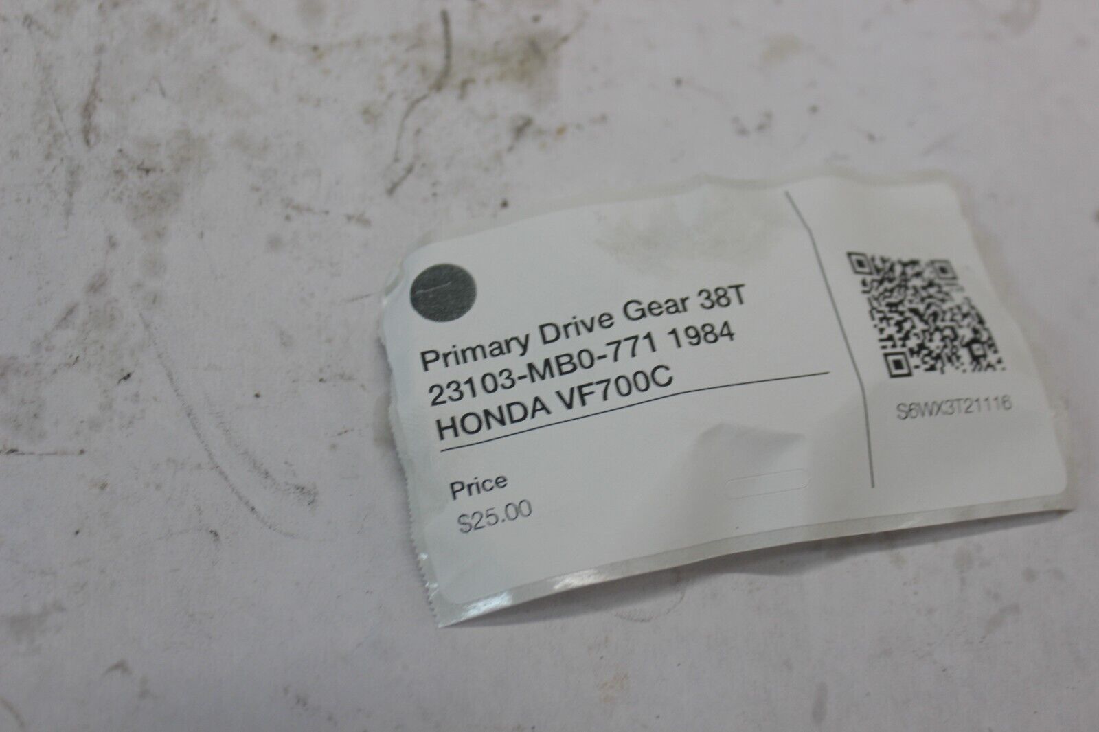 Primary Drive Gear 38T 23103-MB0-771 1984 HONDA VF700C