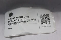 FRONT RIGHT STEP HOLDER 34003-1129 1982 Kawasaki Spectre KZ750N