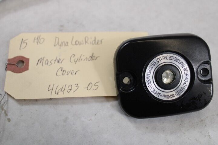 Master Cylinder Cover Black 46423-05 2015 Harley Davidson Dyna Low Rider