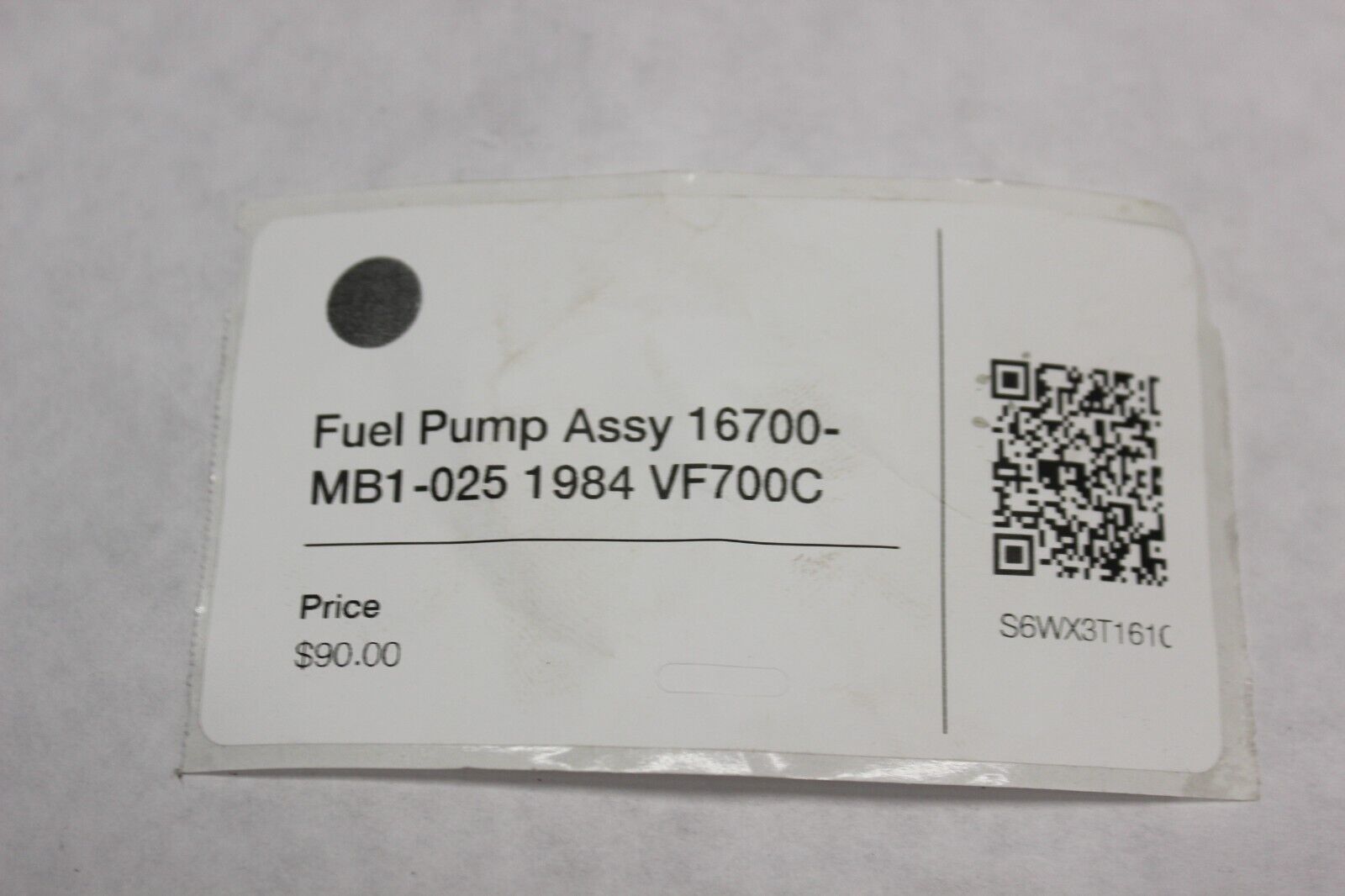 Fuel Pump Assy 16700-MB1-025 1984 Honda VF700C