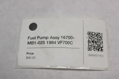 Fuel Pump Assy 16700-MB1-025 1984 Honda VF700C