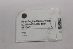 Rear Engine Hanger Plate 50356-MB1-000 1984 Honda VF700C