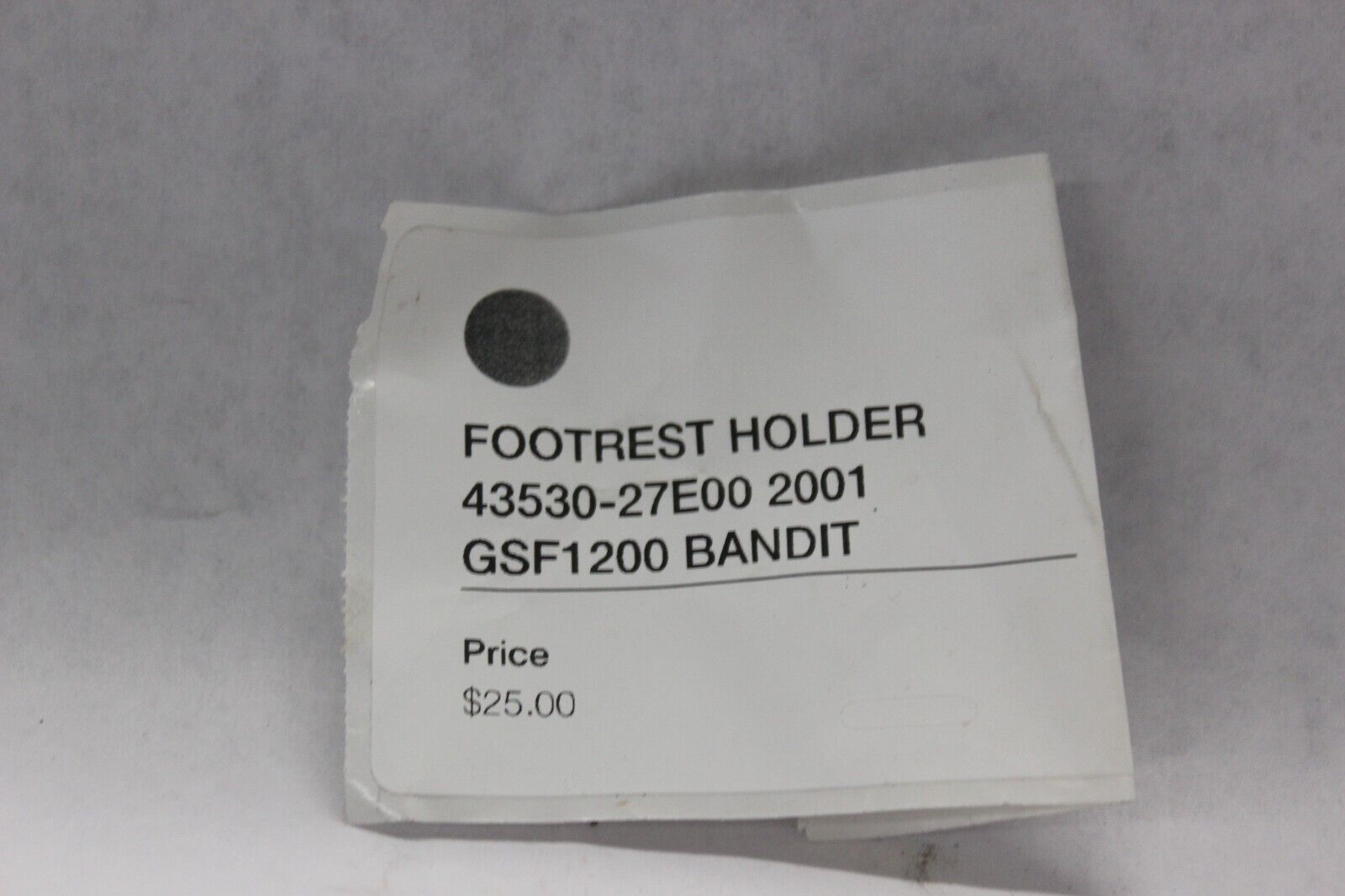 FOOTREST HOLDER 43530-27E00 2001 GSF1200 SUZUKI BANDIT
