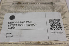 NEW BRAKE PAD SET (FA158HH) 59300-34830 1999 Suzuki GSX-R600