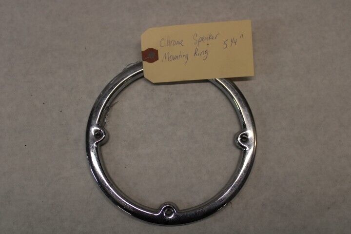 Chrome 5.25 Speaker Mounting Ring Harley Davidson