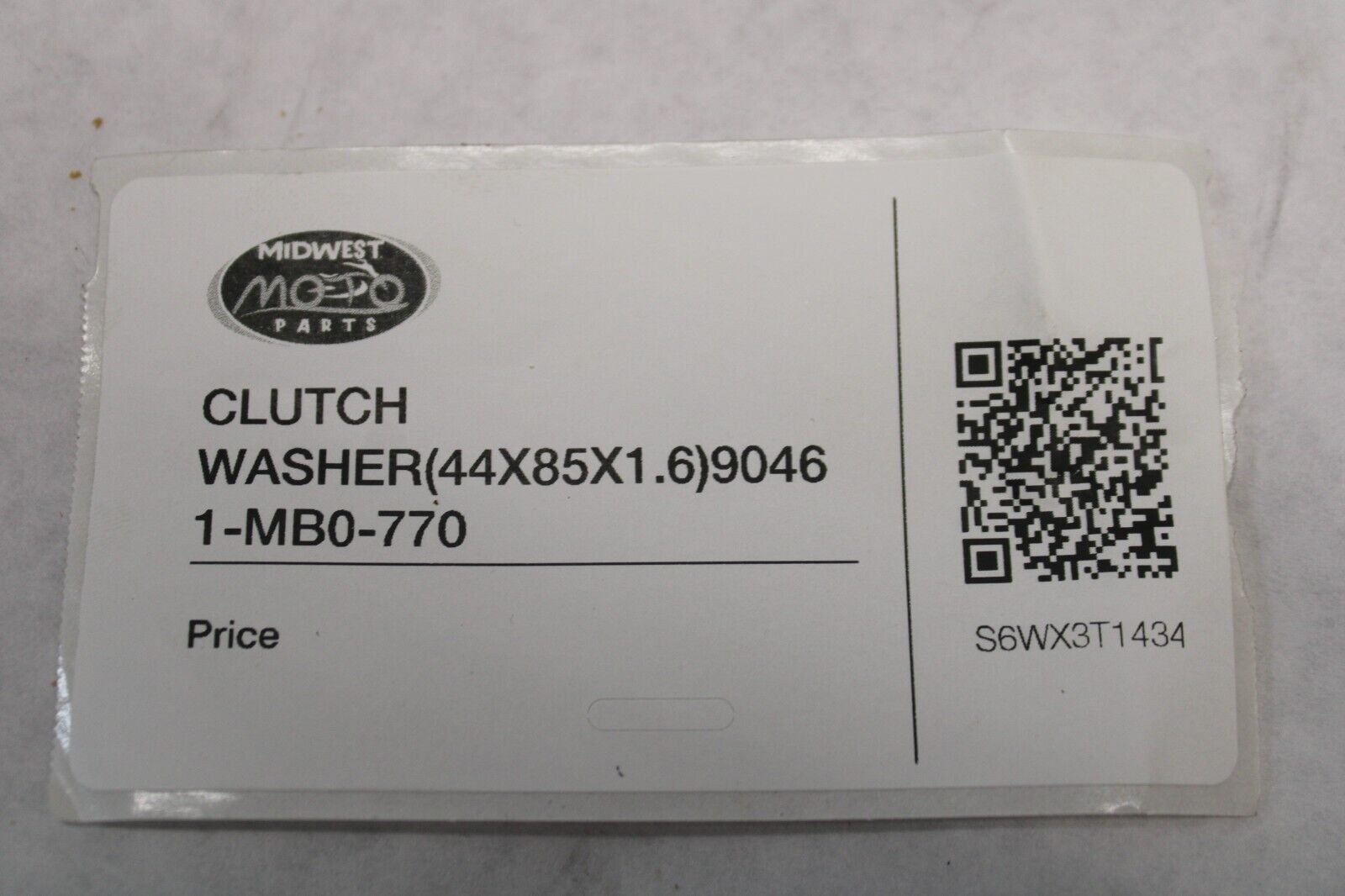 CLUTCH WASHER (44X85X1.6) 90461-MB0-770 1983 Honda VT750C Shadow