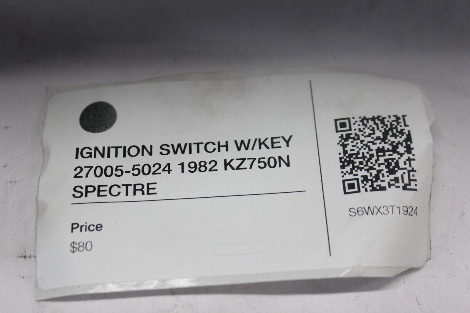 IGNITION SWITCH W/KEY 27005-5024 1982 Kawasaki Spectre KZ750N