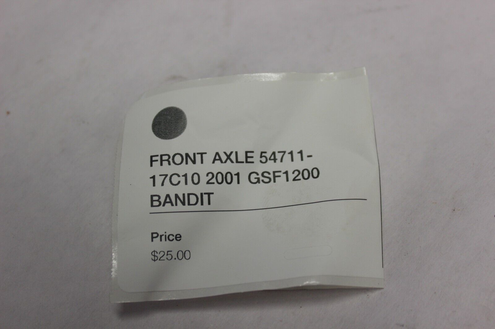 FRONT AXLE 54711-17C10 2001 GSF1200 SUZUKI BANDIT