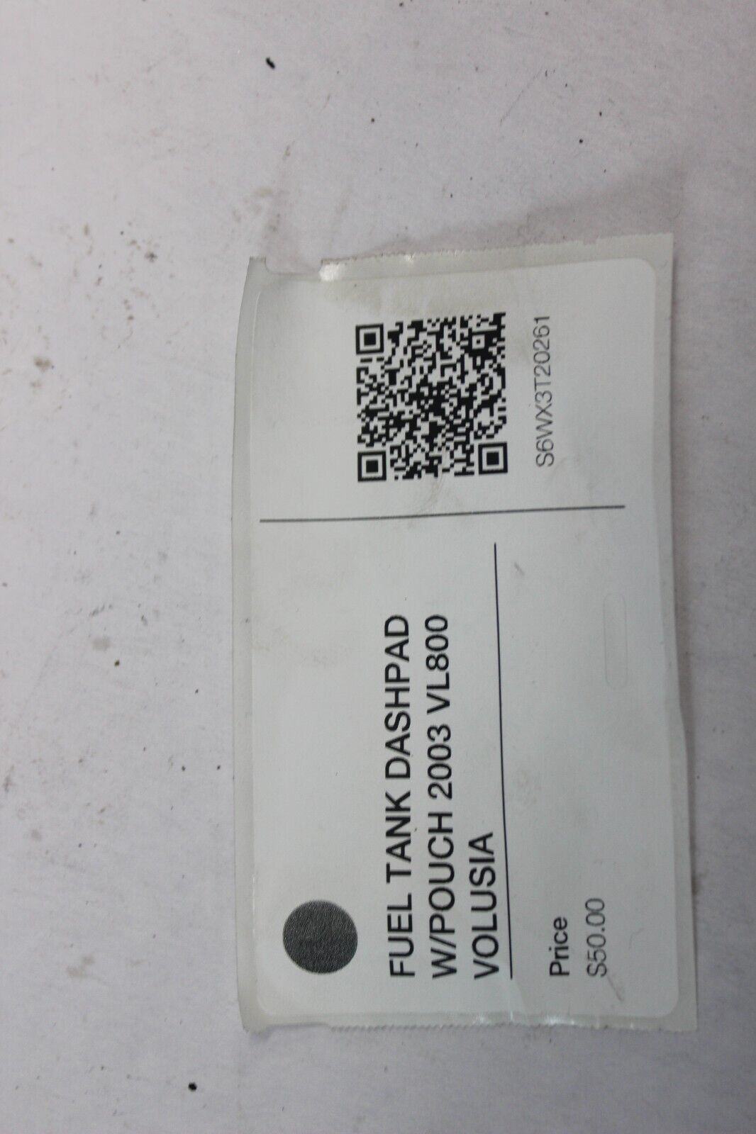 FUEL TANK DASHPAD W/POUCH 2003 VL800 VOLUSIA