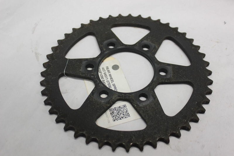 REAR WHEEL SPROCKET 45T 64511-27E00 2001 GSF1200 SUZUKI BANDIT