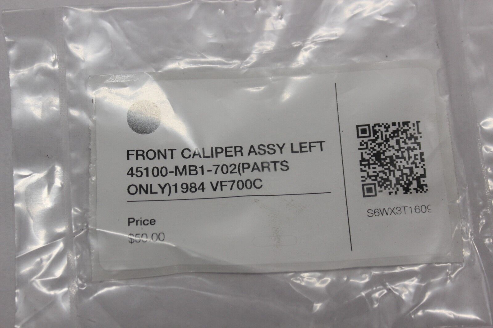 FRONT CALIPER ASSY LEFT 45100-MB1-702 (PARTS ONLY) 1984 Honda VF700C