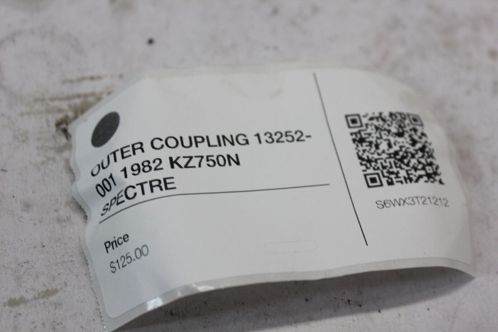 OUTER COUPLING 13252-001 1982 KZ750N SPECTRE