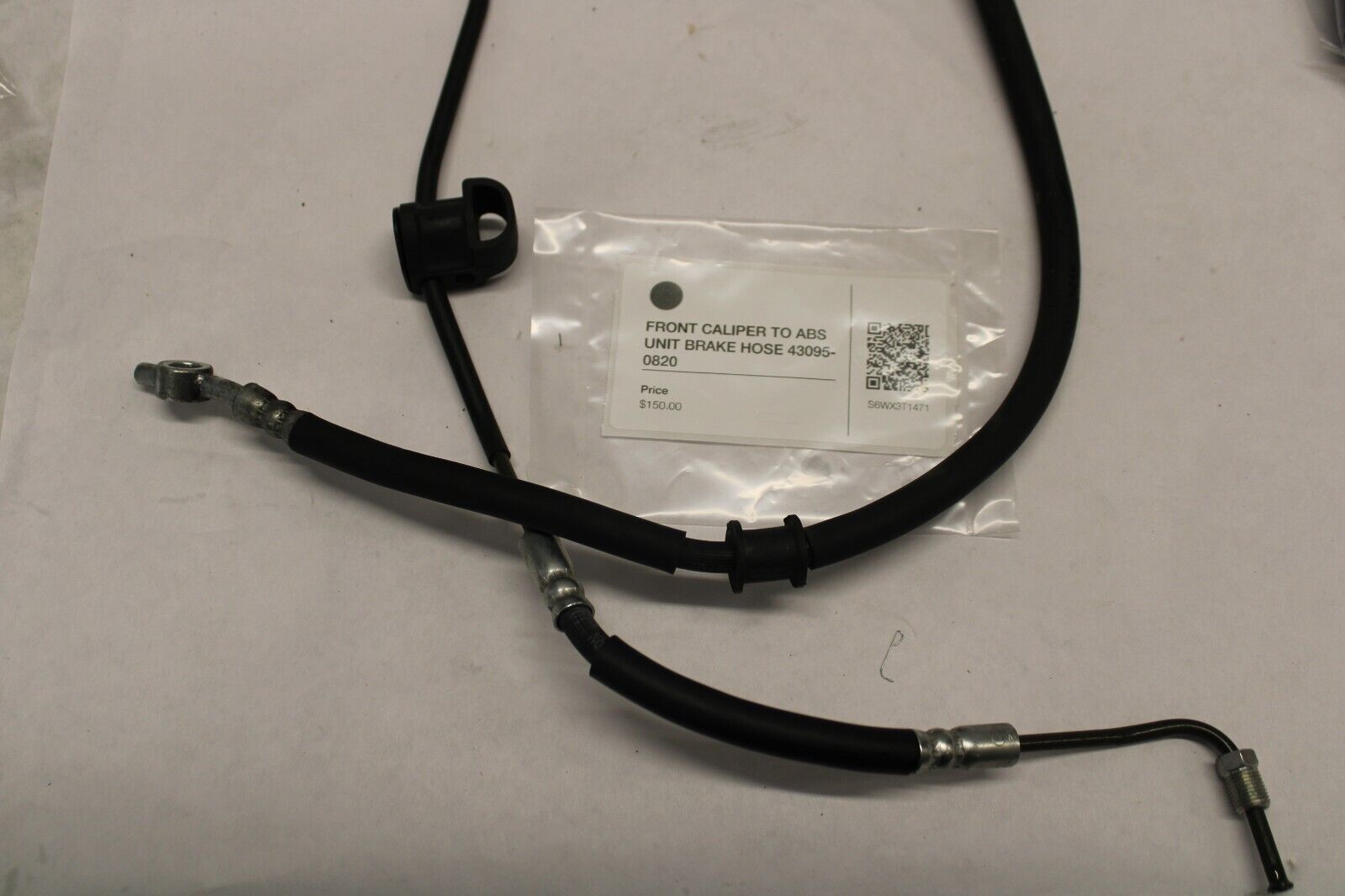 FRONT CALIPER TO ABS UNIT BRAKE HOSE 43095-0820 2016 Kawasaki Versys 650