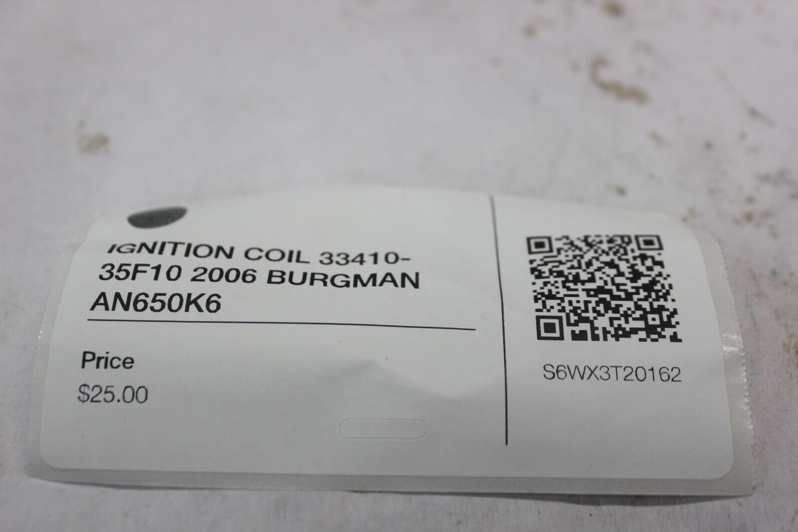 IGNITION COIL 33410-35F10 2006 BURGMAN AN650K6