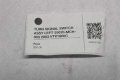 TURN SIGNAL SWITCH ASSY LEFT 35020-MCH-000 2003 Honda VTX1800C