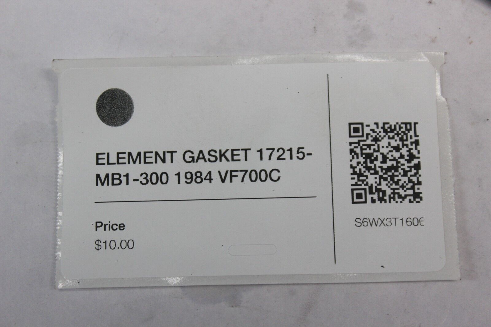 ELEMENT GASKET 17215-MB1-300 1984 Honda VF700C