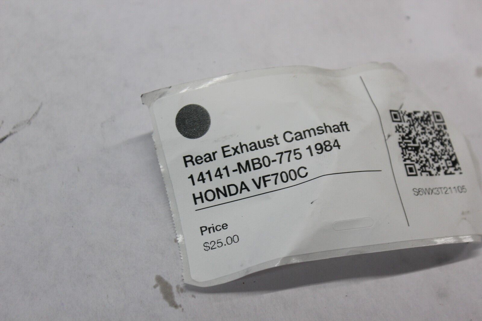 Rear Exhaust Camshaft 14141-MB0-775 1984 HONDA VF700C