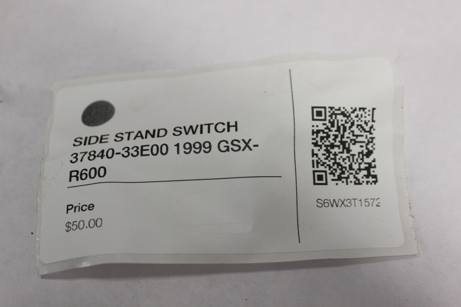 SIDE STAND SWITCH 37840-33E00 1999 Suzuki GSX-R600