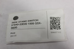SIDE STAND SWITCH 37840-33E00 1999 Suzuki GSX-R600