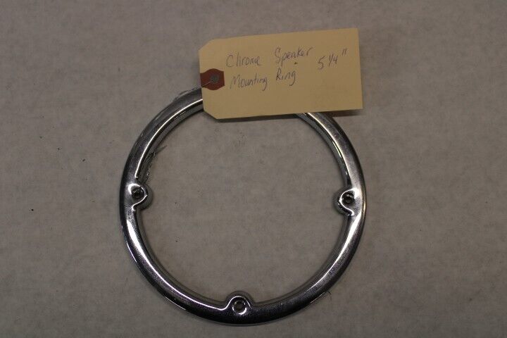 Chrome 5.25 Speaker Mounting Ring Harley Davidson