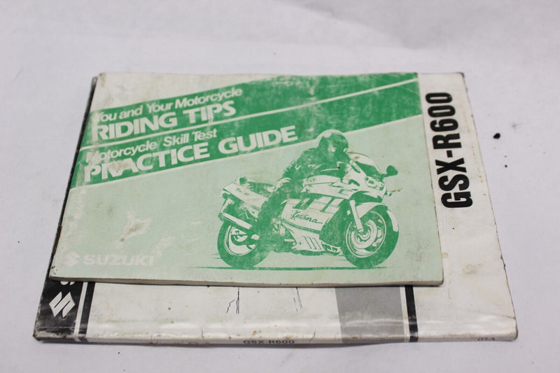OWNERS MANUAL W/PRACTICE GUIDE 99011-34E52-03A 1999 Suzuki GSX-R600