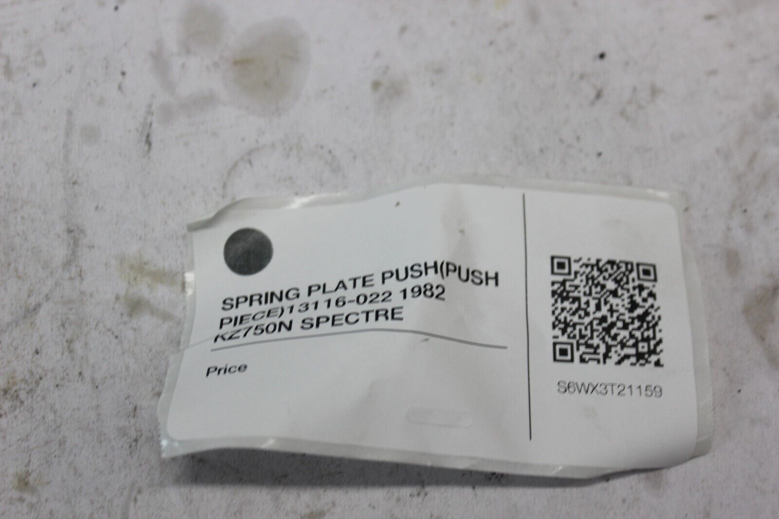 SPRING PLATE PUSH 13116-022 1982 KZ750N SPECTRE