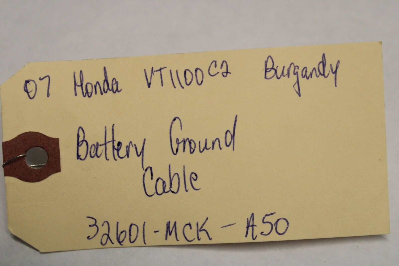 Battery Ground Cable 32601-MCK-A50 2007 Honda Shadow Sabre VT1100C2