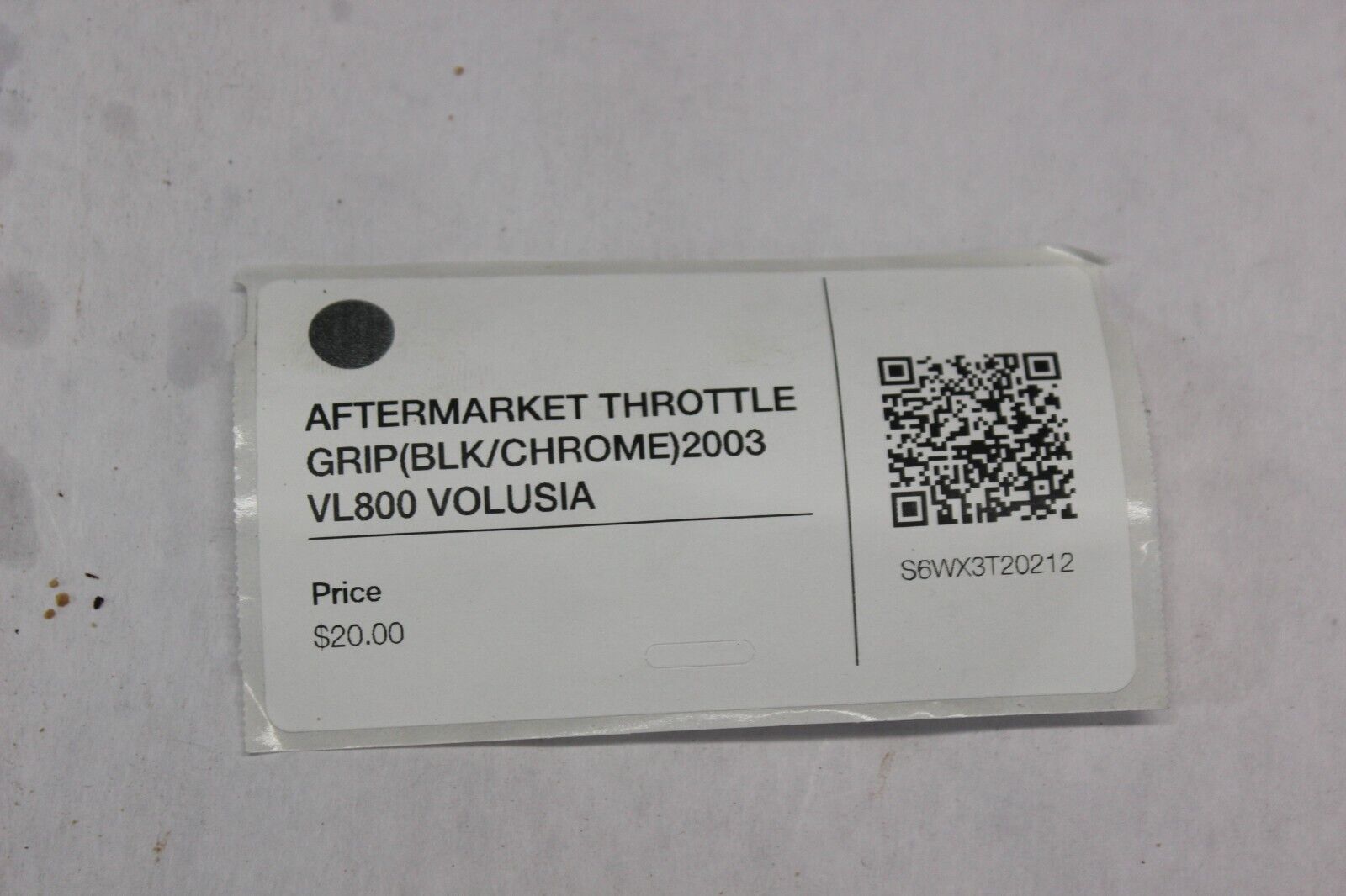 AFTERMARKET THROTTLE GRIP (BLK/CHROME) 2003 VL800 VOLUSIA