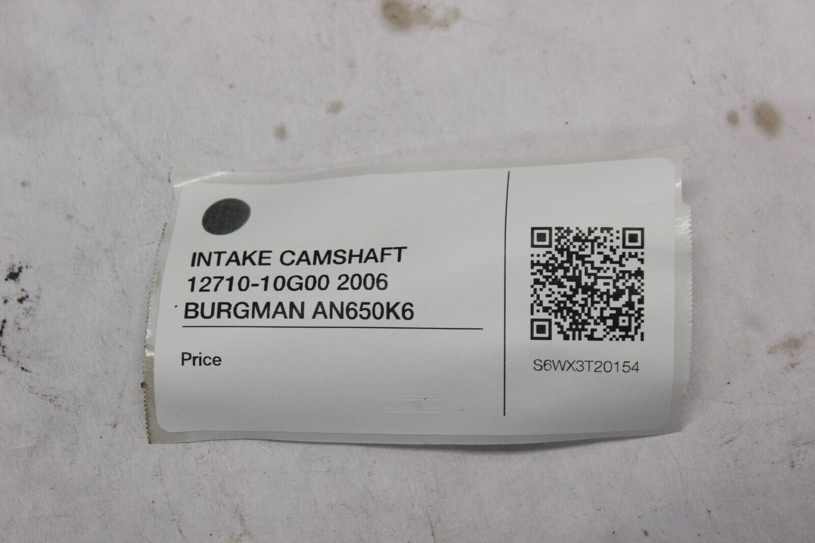 INTAKE CAMSHAFT 12710-10G00 2006 BURGMAN AN650K6