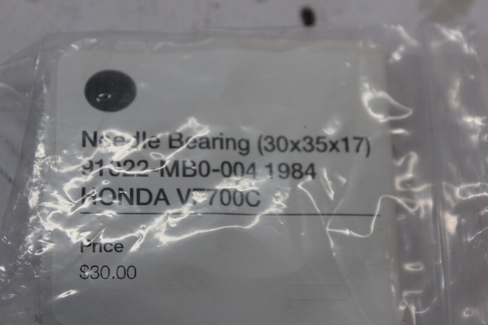 Needle Bearing (30x35x17) 91022-MB0-004 1984 HONDA VF700C