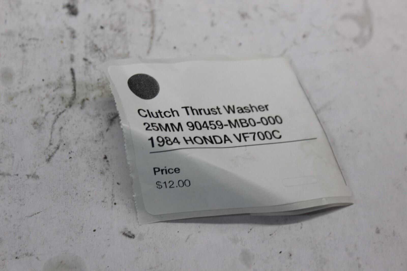 Clutch Thrust Washer 25MM 90459-MB0-000 1984 HONDA VF700C