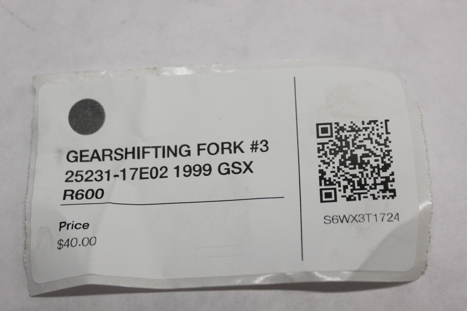 GEARSHIFTING FORK #3 25231-17E02 1999 GSX R600