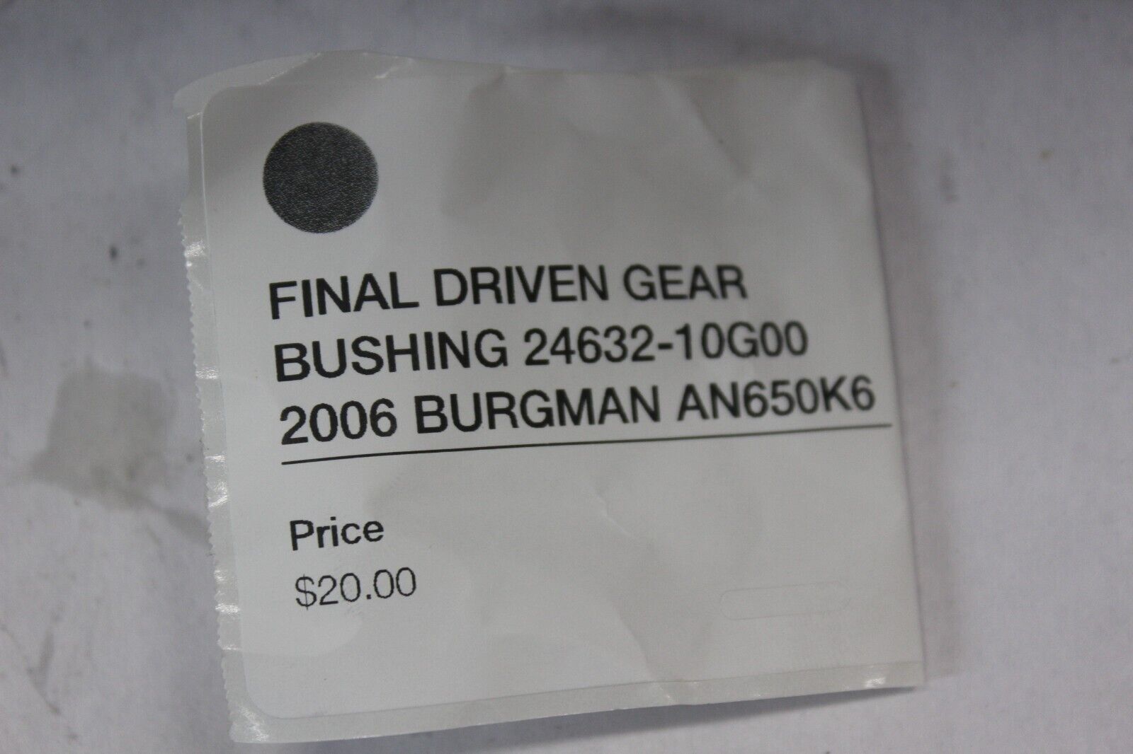 FINAL DRIVEN GEAR BUSHING 24632-10G00 2006 BURGMAN AN650K6