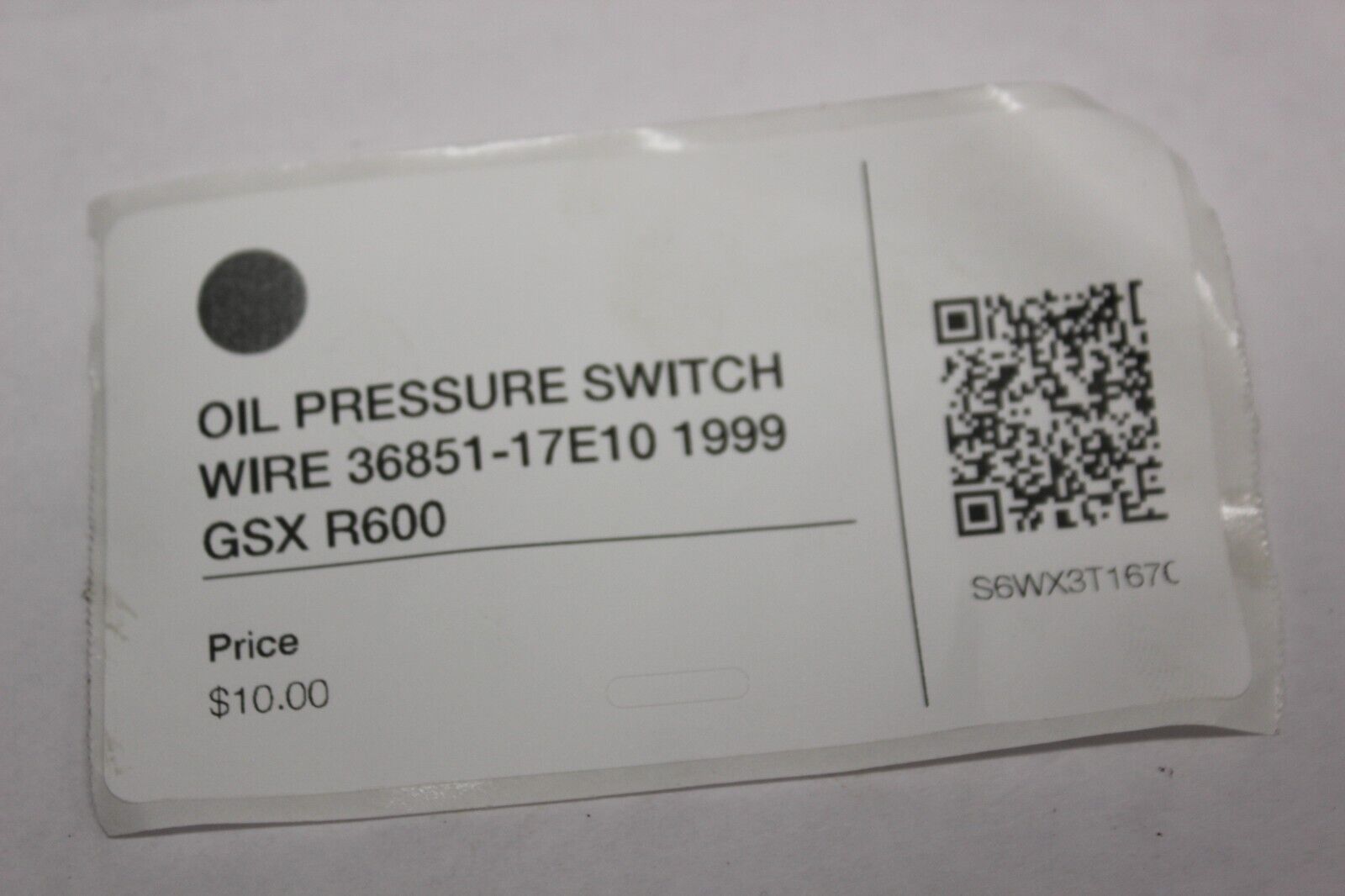 OIL PRESSURE SWITCH WIRE 36851-17E10 1999 GSX R600