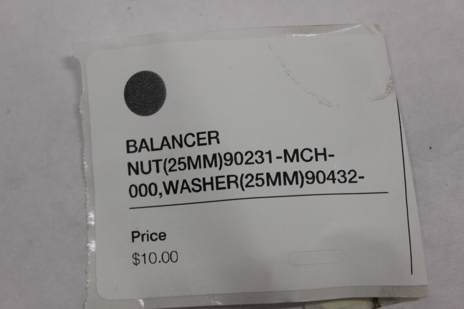 BALANCER NUT 90231-MCH-000, WASHER 90432-MEA-670 2005 Honda VTX1300S