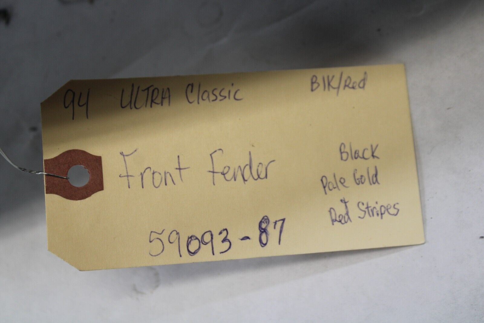 Front Fender 59093-87 1994 Harley Davidson Ultra Classic