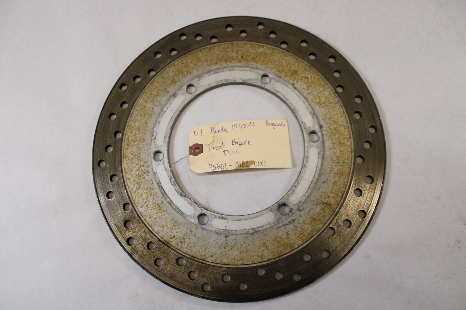 Front Brake Disc Left 45251-MBC-000 2007 Honda Shadow Sabre VT1100C2