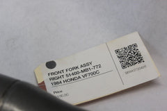 FRONT FORK ASSY RIGHT 51400-MB1-772 1984 HONDA VF700C