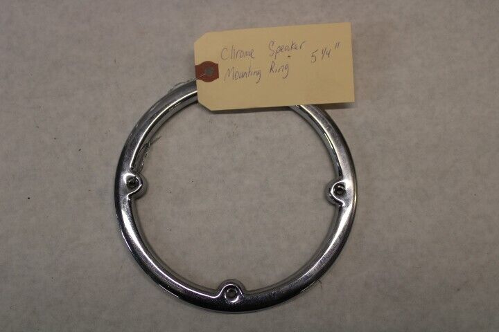 Chrome 5.25 Speaker Mounting Ring Harley Davidson