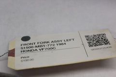 FRONT FORK ASSY LEFT 51500-MB1-772 1984 HONDA VF700C