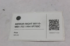 MIRROR RIGHT 88110-MB1-702 1984 Honda VF700C