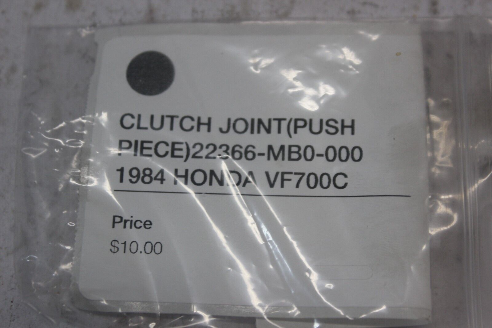 CLUTCH JOINT(PUSH PIECE) 22366-MB0-000 1984 HONDA VF700C